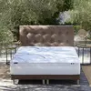Ensemble matelas mousse elysia + sommier + tête de lit, chenille boucl...