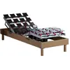 IDLITERIE Sommier électrique et matelas mousse mémoire forme 90x190