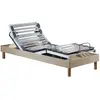 IDLITERIE Sommier électrique matelas 35hr beige 90x190
