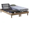 IDLITERIE Sommier électrique et matelas mémoire forme 2x90x200