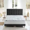 Ensemble matelas mémoire de forme memoria + sommier, chenille bouclett...