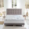 Ensemble matelas mémoire de forme memoria + sommier, chenille bouclett...