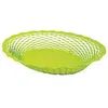 ROGER ORFEVRE - Corbeille pain Vintage ovale 25x18 cm Vert anis