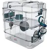 Cage sur 2 étages pour rongeurs Zolux Rody3 Duo Bleu TU 206021