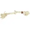 Jouet pour chien en corde noeuds Zolux Leather Touch Blanc 44 cm 48074...