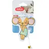 Jouet pour chat souris en grelot Zolux Orange TU 580164
