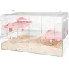 Zolux Cage à panas Couleur métal Plastique 48 x 48 x 45 cm (1 pièce)