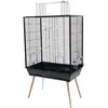 Cage à oiseaux - Zolux - Neo Jili XL - Noir - Pour canaris - 81x48x132cm