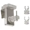 MOBOIS supports clipvit 3 en 1 translucide/chrome x2