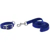 Collier et laisse pour chien Riding World Oscar Bleu 30 cm 409057630