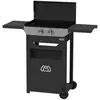 Plancha original gaz 260 duo sur chariot - le marquier