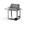 Barbecue MENDY 54x32 inox + chariot - LEMARQUIER - BCM54IV2