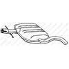 BOSAL Silencieux central pour VOLKSWAGEN: Golf Cabriolet, Golf, Vento (Ref: 233-689)