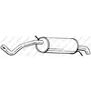 Bosal Silencieux arrière PRIX CANON, par ex. pour Seat, VW, Skoda