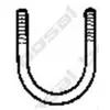 BOSAL Collier de serrage, échappement pour MERCEDES-BENZ: Sprinter (Ref: 250-665)