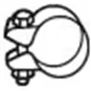 BOSAL Collier de serrage, échappement pour SUZUKI: Swift (Ref: 250-354)