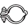 BOSAL Collier de serrage, échappement pour MERCEDES-BENZ: Classe C (Ref: 254-240)