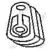 Bandes de caoutchouc d'échappement BOSAL 255-667 - Réf. 255667