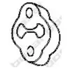 Bosal 255-623 Butée élastique, silencieux