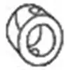 Support caoutchouc, échappement BOSAL 255-609