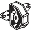BOSAL silentbloc de suspension d'échappement pour PEUGEOT: 307 (Ref: 255-141)