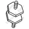 Bandes de caoutchouc d'échappement BOSAL 255-333 - Réf. 255333