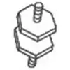 Bandes de caoutchouc d'échappement BOSAL 255-330 - Réf. 255330