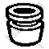 Support caoutchouc, échappement BOSAL 255-408