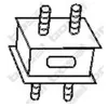 BOSAL silentbloc de suspension d'échappement pour TOYOTA: Land Cruiser (Ref: 255-726)