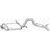 BOSAL Silencieux arrière pour SUZUKI: Vitara, X90 & SANTANA: Vitara (Ref: 282-959)