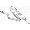 Bosal Silencieux arrière PRIX CANON, par ex. pour Mercedes-Benz