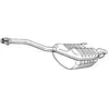 BOSAL Silencieux arrière pour MERCEDES-BENZ: Classe C (Ref: 278-397)