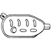 BOSAL Silencieux avant pour RENAULT: R4, R6 (Ref: 200-627)