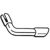 Tuyau d'échappement 700-223 Bosal 700223