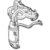 BOSAL Catalyseur pour TOYOTA: Auris, Yaris, Corolla, Verso S & SUBARU: Trezia (Ref: 090-207)