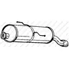 BOSAL Silencieux arrière pour PEUGEOT: 206, 206+ (Ref: 190-503)