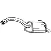 BOSAL Silencieux arrière pour FIAT: Panda (Ref: 148-203)