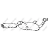 BOSAL Silencieux central pour NISSAN: Terrano & FORD: Maverick (Ref: 154-553)