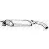 BOSAL Silencieux central pour ROVER: Metro, 100 Series (Ref: 115-799)