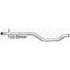 BOSAL Tuyau d'échappement pour CITROËN: Xantia (Ref: 889-003)