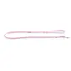 Martin Sellier Laisse en Cuir Surpiqué Classique 16mm x 1m Rose