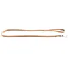 Martin Sellier Laisse en Cuir Surpiqué Classique 12mm x 1m Naturel