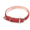 MARTIN Coll cuir 16-40cm rouge
