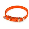 MARTIN Coll cuir 10-31cm orange