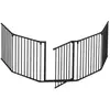 PRO Pare feu pliable avec portillon - protection feu cheminee et poele