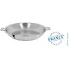 Cristel - P28QMP- Poêle inox 28cm sans poignée amovible - Collection Casteline