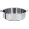 Cristel - S22Q- Sauteuse inox 22cm sans poignée amovible - Collection Mutine.