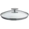 Couvercle en verre bombé Platine Mutine 26cm - Cristel - - Verre