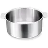 Cristel - C18Q- Casserole inox 18cm sans poignée amovible - Collection Mutine.