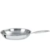 Poêle - CRISTEL - Castel'Pro - 24 cm - Inox 18/10 - Compatible tous feux - Poignée fixe